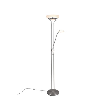 Trio Orson matt nikkel-fehér LED állólámpa (TRI-R40073507) LED 2 izzós IP20