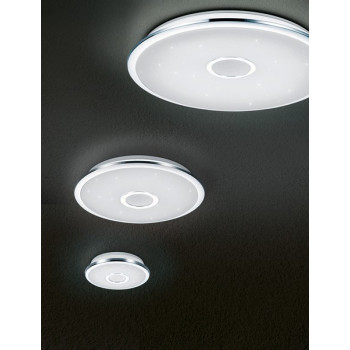 Trio Osaka króm-fehér LED mennyezeti lámpa (TRI-678710006) LED 1 izzós IP20