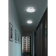 Trio Osaka króm-fehér LED mennyezeti lámpa (TRI-678711206) LED 1 izzós IP20