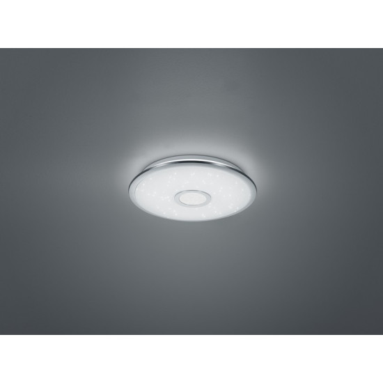 Trio Osaka króm-fehér LED mennyezeti lámpa (TRI-678713006) LED 1 izzós IP20