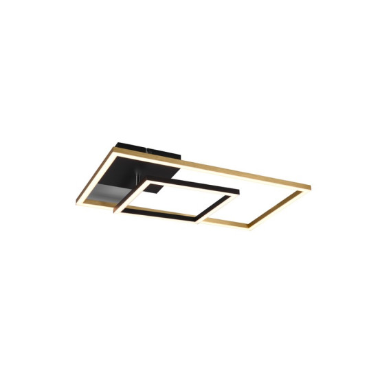 Trio Padella sárgaréz-fekete LED mennyezeti lámpa (TRI-R62642108) LED 1 izzós IP20