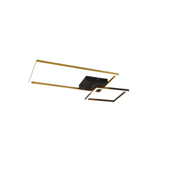 Trio Padella sárgaréz-fekete LED mennyezeti lámpa (TRI-R62642108) LED 1 izzós IP20