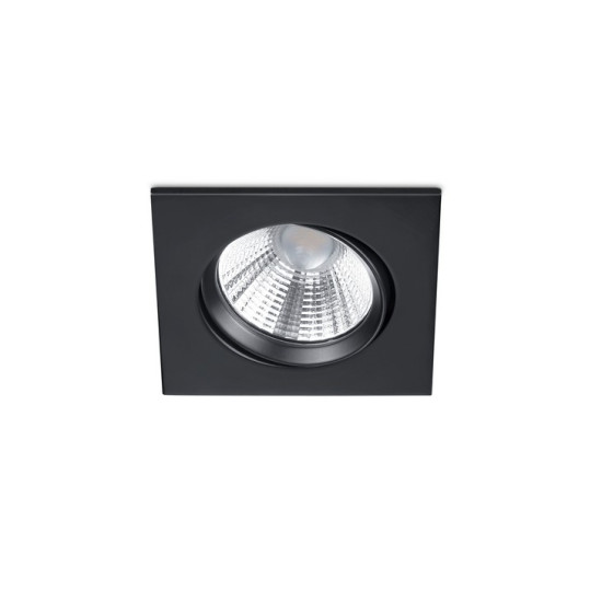 Trio Pamir fekete-fehér fürdőszobai LED beépíthető lámpa (TRI-650410132) LED 1 izzós IP23