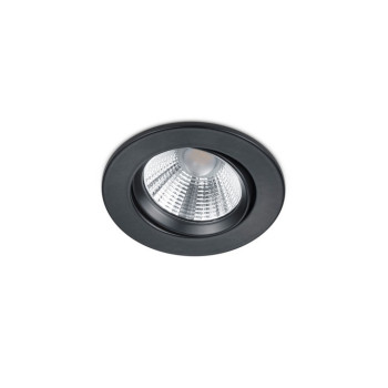 Trio Pamir fekete-fehér fürdőszobai LED beépíthető lámpa (TRI-650510132) LED 1 izzós IP23