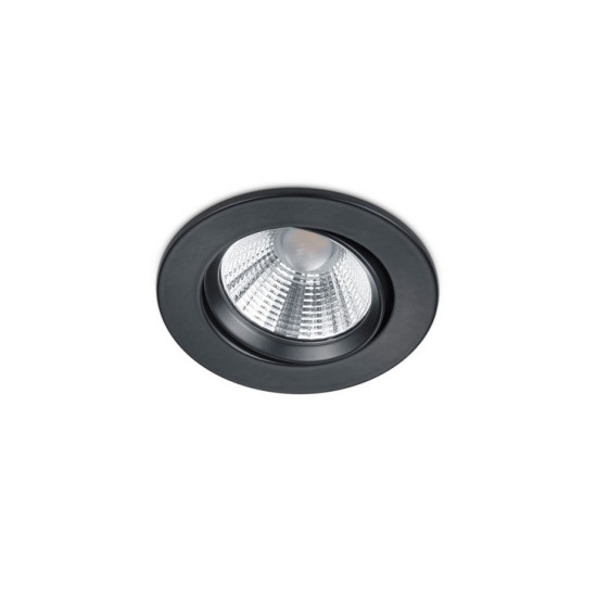 Trio Pamir fekete-fehér fürdőszobai LED beépíthető lámpa (TRI-650510132) LED 1 izzós IP23