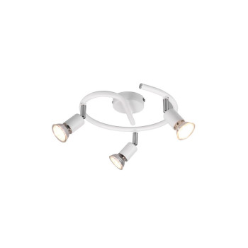 Trio Paris fehér mennyezeti spotlámpa (TRI-R80913931) GU10 3 izzós IP20