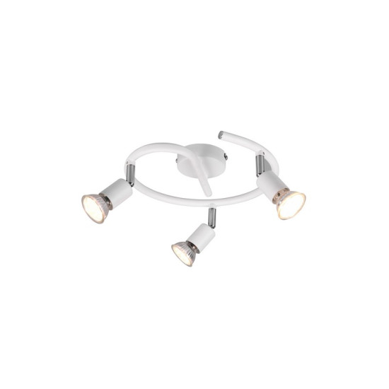 Trio Paris fehér mennyezeti spotlámpa (TRI-R80913931) GU10 3 izzós IP20