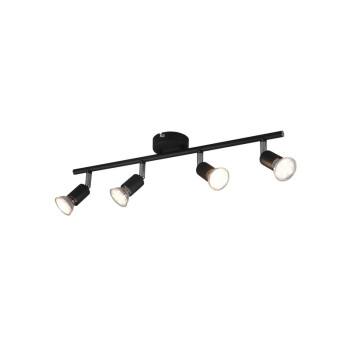 Trio Paris fekete mennyezeti spotlámpa (TRI-R80914032) GU10 4 izzós IP20