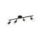 Trio Paris fekete mennyezeti spotlámpa (TRI-R80914032) GU10 4 izzós IP20