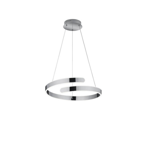 Trio Parma króm LED függesztett lámpa (TRI-R37071106) LED 1 izzós IP20