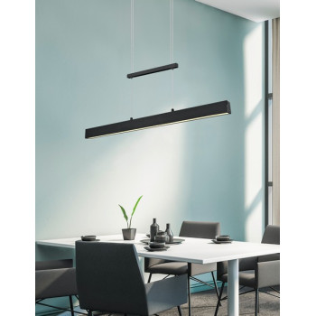 Trio Paros fekete LED függesztett lámpa (TRI-R32043132) LED 3 izzós IP20