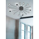 Trio Peacock fekete LED mennyezeti lámpa (TRI-679511532) LED 1 izzós IP20