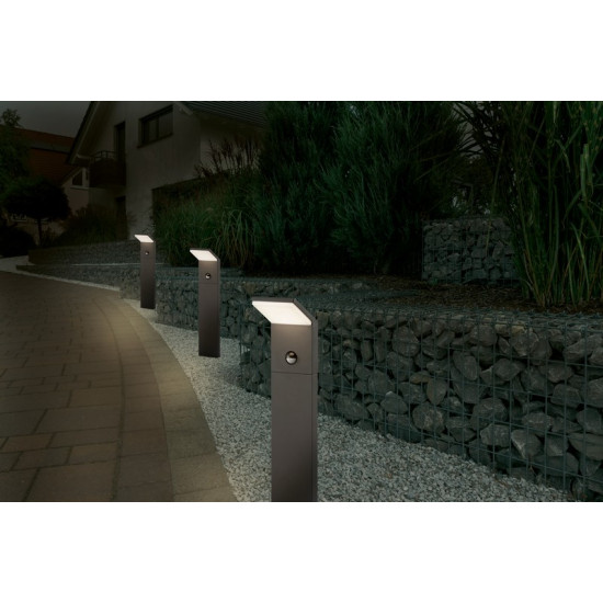 Trio Pearl anracit-fehér LED kültéri állólámpa (TRI-521169142) LED 1 izzós IP54