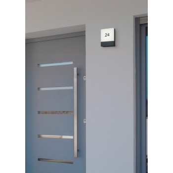 Trio Pecos anracit-fehér LED kültéri fali lámpa (TRI-227760142) LED 1 izzós IP54