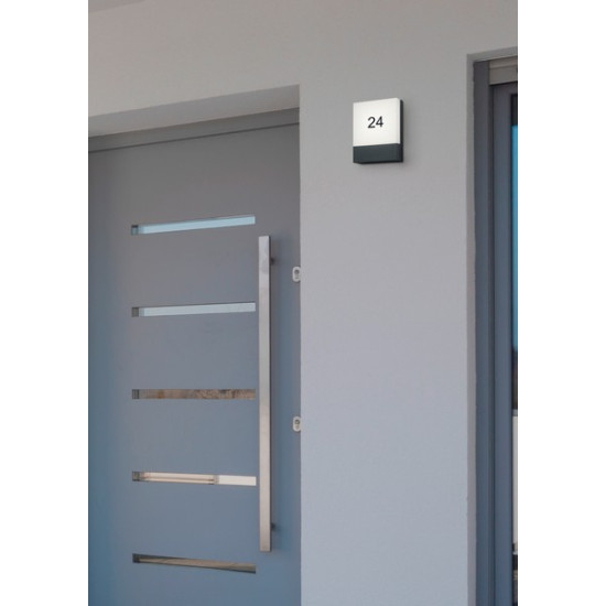 Trio Pecos anracit-fehér LED kültéri fali lámpa (TRI-227760142) LED 1 izzós IP54