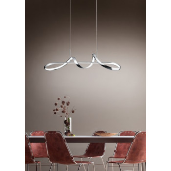 Trio Perugia króm LED függesztett lámpa (TRI-R37091106) LED 1 izzós IP20