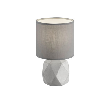Trio Pike szürke asztali lámpa (TRI-R50831087) E14 1 izzós IP20