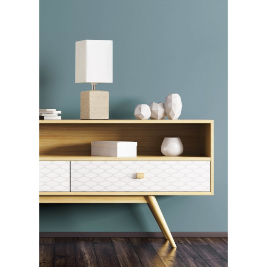 Trio Ping antik fehér asztali lámpa (TRI-R50131001) E14 1 izzós IP20