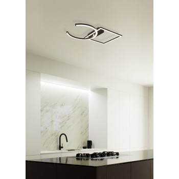 Trio Pivot fekete LED mennyezeti lámpa (TRI-R62162132) LED 1 izzós IP20