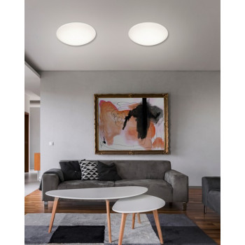Trio Pollux fehér LED mennyezeti lámpa (TRI-R67831101) LED 1 izzós IP44