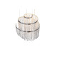Trio Pomp króm-átlátszó LED csillár (TRI-R37341106) LED 1 izzós IP20
