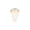 Trio Pomp króm-átlátszó LED mennyezeti lámpa (TRI-R67341106) LED 1 izzós IP20