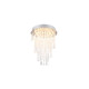 Trio Pomp króm-átlátszó LED mennyezeti lámpa (TRI-R67341106) LED 1 izzós IP20