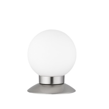 Trio Princess matt nikkel-fehér LED asztali lámpa (TRI-R52551907) LED 1 izzós IP20