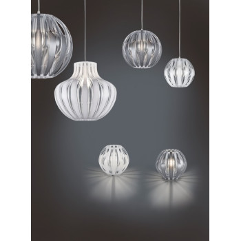 Trio Pumpkin fehér függesztett lámpa (TRI-R30473001) E27 1 izzós IP20