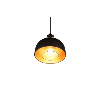 Trio Punch fekete-arany függesztett lámpa (TRI-R30811032) E27 1 izzós IP20