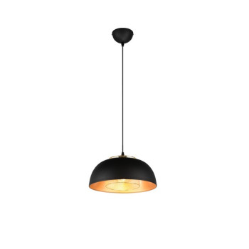 Trio Punch fekete-arany függesztett lámpa (TRI-R30811932) E27 1 izzós IP20