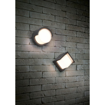 Trio Puno fekete-fehér LED kültéri falikar (TRI-R27036132) LED 1 izzós IP54
