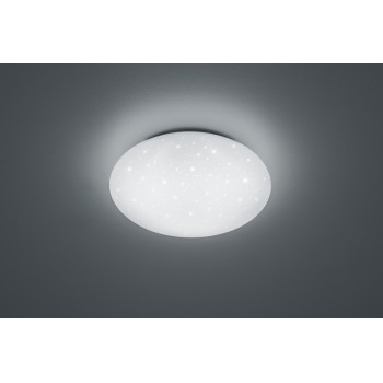 Trio Putz fehér-fekete fürdőszobai LED mennyezeti lámpa (TRI-R62681201) LED 1 izzós IP44