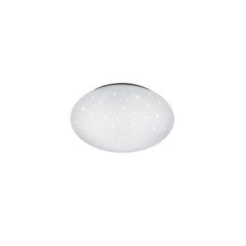 Trio Putz fehér-fekete fürdőszobai LED mennyezeti lámpa (TRI-R62684000) LED 1 izzós IP44