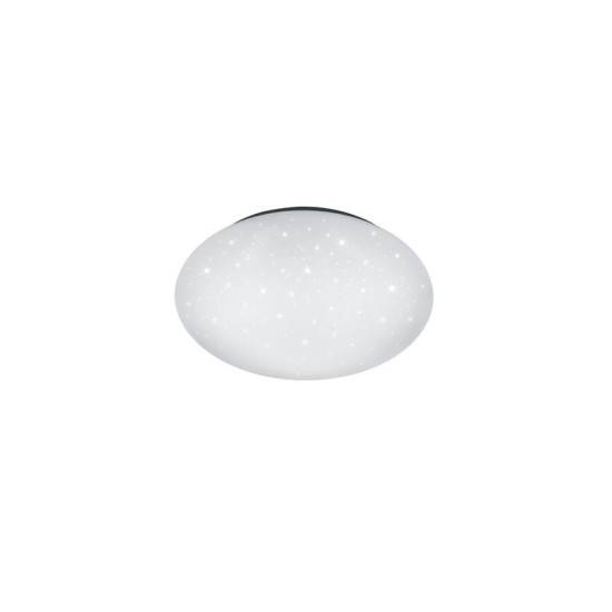 Trio Putz fehér-fekete fürdőszobai LED mennyezeti lámpa (TRI-R62684000) LED 1 izzós IP44