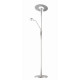 Trio Quebec matt nikkel LED állólámpa (TRI-422710307) LED 2 izzós IP20