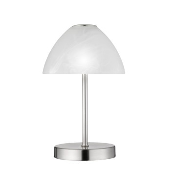 Trio Queen matt nikkel-fehér LED asztali lámpa (TRI-R52021107) LED 1 izzós IP20