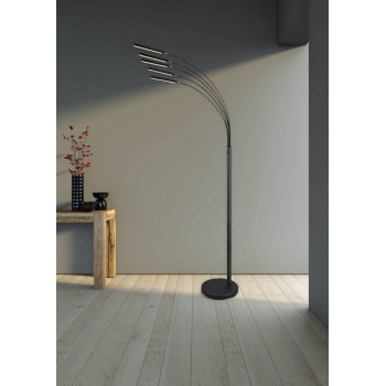 Trio Reed matt-nikkel LED állólámpa (TRI-R41031507) LED 5 izzós IP20