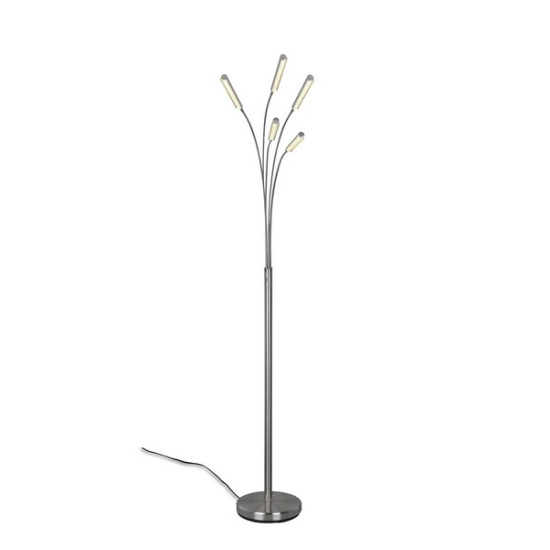 Trio Reed matt-nikkel LED állólámpa (TRI-R41031507) LED 5 izzós IP20