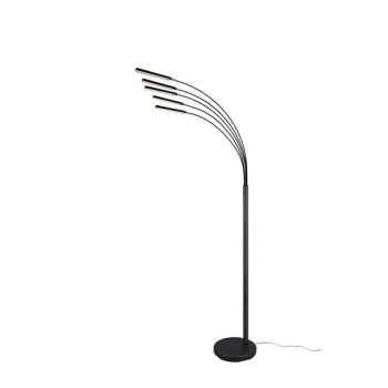 Trio Reed fekete LED állólámpa (TRI-R41031532) LED 5 izzós IP20