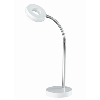 Trio Rennes króm-fehér LED asztali lámpa (TRI-R52411101) LED 1 izzós IP20