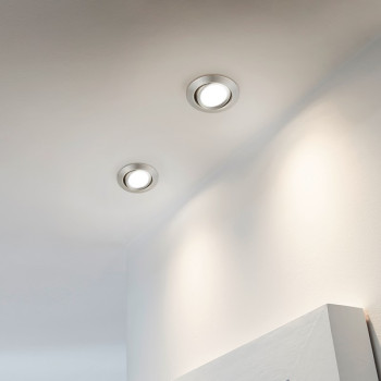 Trio Rila matt nikkel LED beépíthető lámpa (TRI-650310107) LED 1 izzós IP20