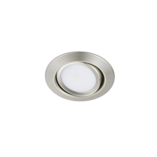 Trio Rila matt nikkel LED beépíthető lámpa (TRI-650310107) LED 1 izzós IP20