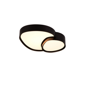 Trio Rise fekete LED mennyezeti lámpa (TRI-647510232) LED 1 izzós IP20
