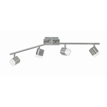 Trio Roubaix matt-nikkel LED mennyezeti spotlámpa (TRI-R82154107) LED 4 izzós IP20