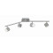 Trio Roubaix matt-nikkel LED mennyezeti spotlámpa (TRI-R82154107) LED 4 izzós IP20