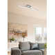 Trio Route matt nikkel LED mennyezeti lámpa (TRI-R62472107) LED 2 izzós IP20