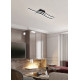 Trio Route fekete LED mennyezeti lámpa (TRI-R62473132) LED 3 izzós IP20