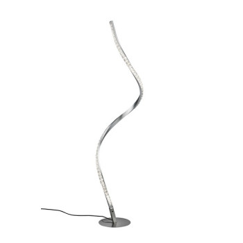Trio Rubin csiszolt alumínium LED állólámpa (TRI-R42021105) LED 1 izzós IP20