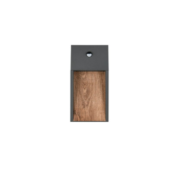 Trio Salmon antracit-natúr LED kültéri fali lámpa (TRI-246969135) LED 1 izzós IP44